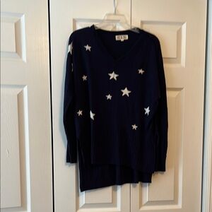Women's Navy Star Sweater